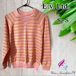 E.V. LTD. - Sz S - fine soft cotton Candy sweater